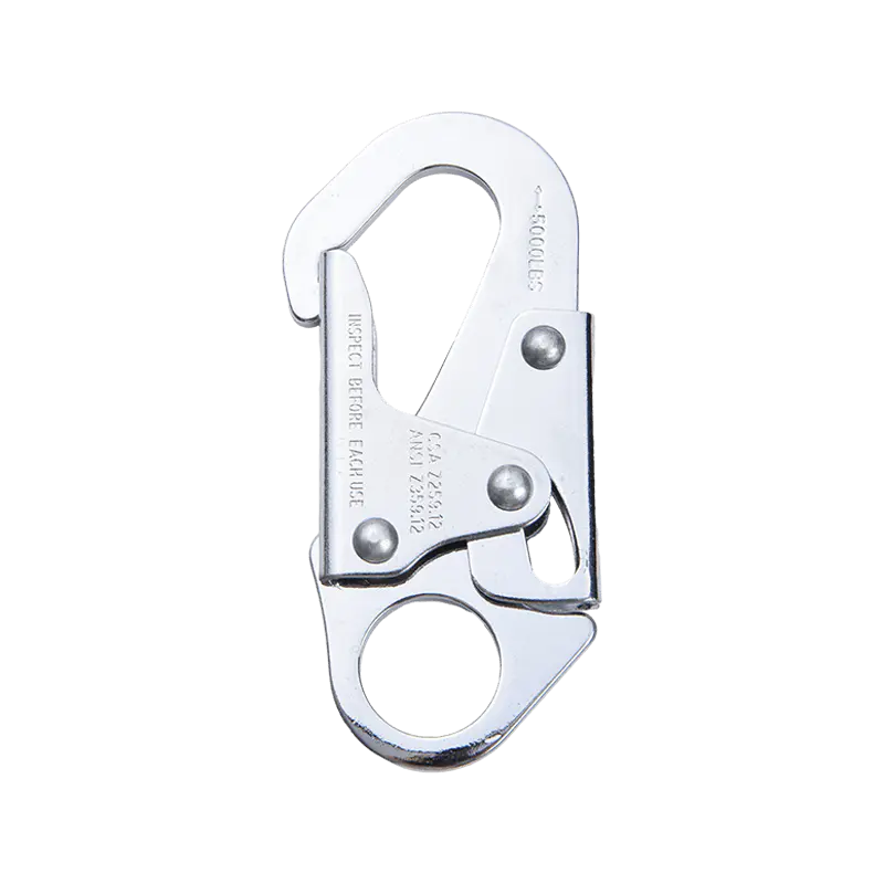 Quomodo duplex-lock Mechanismus auget Salutis et Securitatis Galvanized Snap Hook?